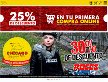 Tablet Screenshot of chicagodeportes.com